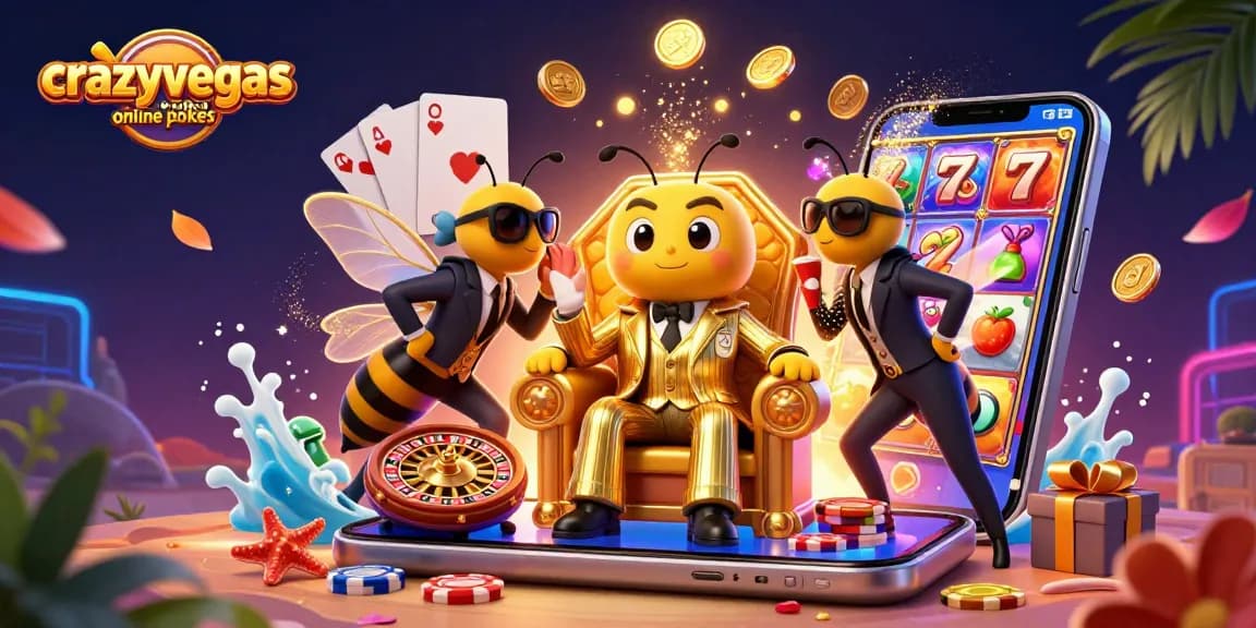 Experience exciting gameplay with crazyvegas.com online pokies featuring vibrant slots and casino elements.