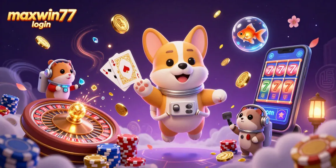 Play and win with maxwin77 login at a dynamic space station casino full of excitement.