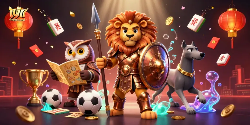 Engage with ty le nha cai strategies in this vibrant sports betting scene featuring dynamic characters and energetic elements.