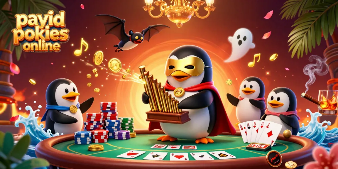 Experience the thrill of payid pokies online in this vibrant 3D casino scene packed with action and energy.